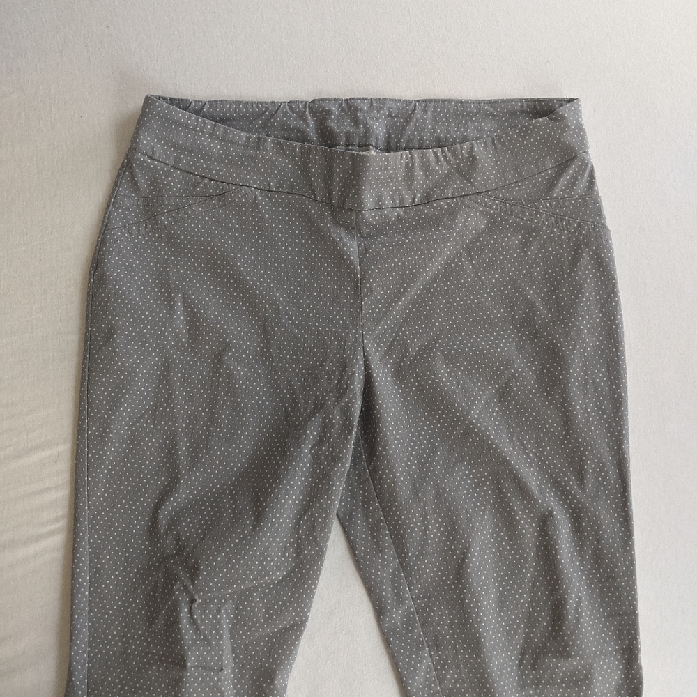 Light Gray Mid-Rise Pants